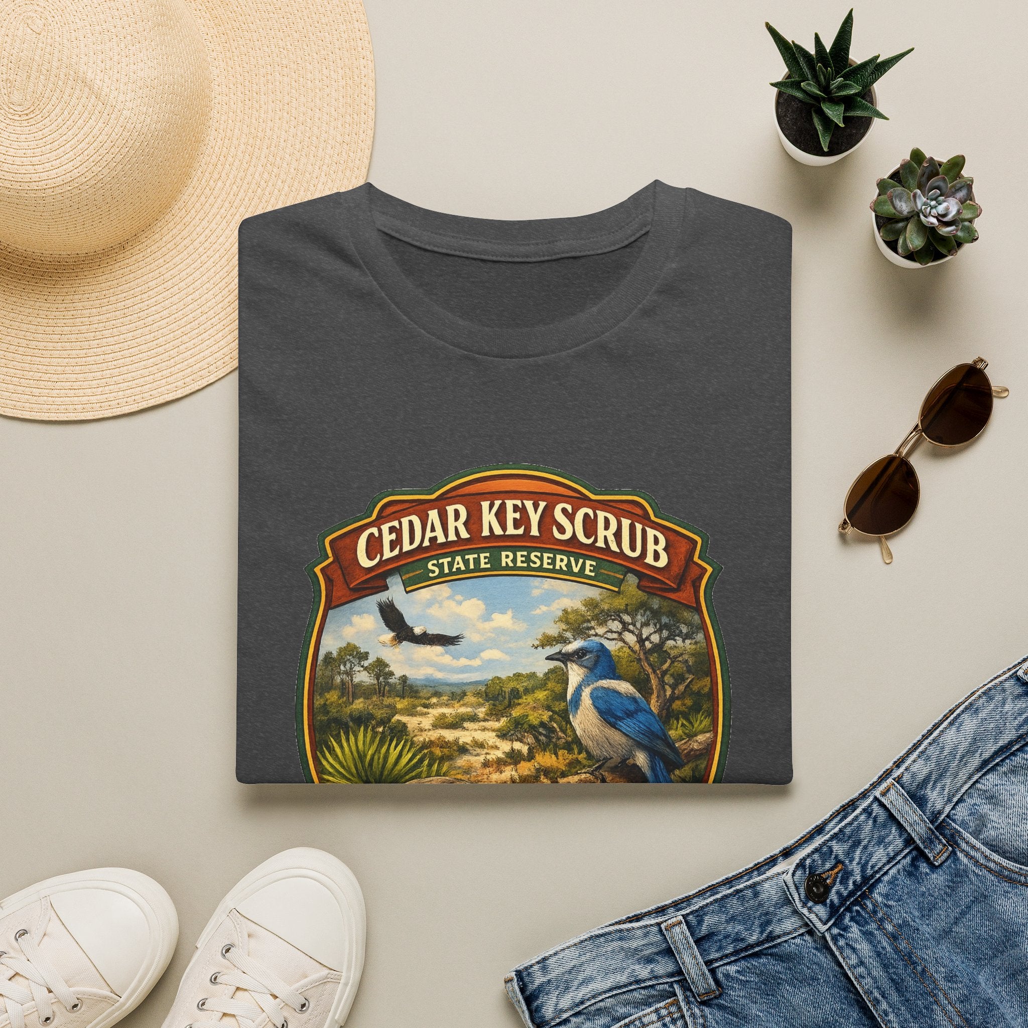 Copy of Cedar Key Scrub- Retro Tee