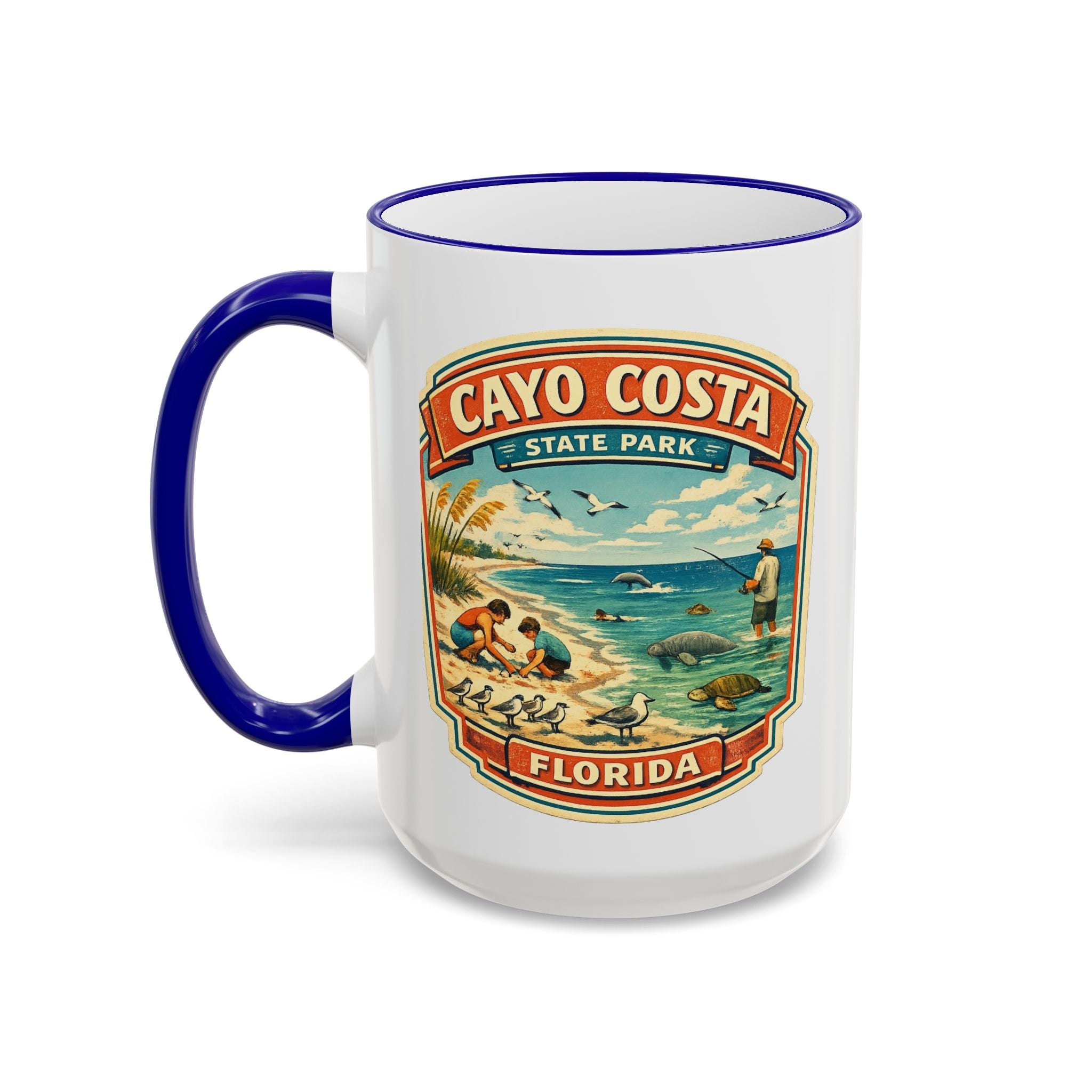 Cayo Costa Accent Rim & Handle 11oz/15oz