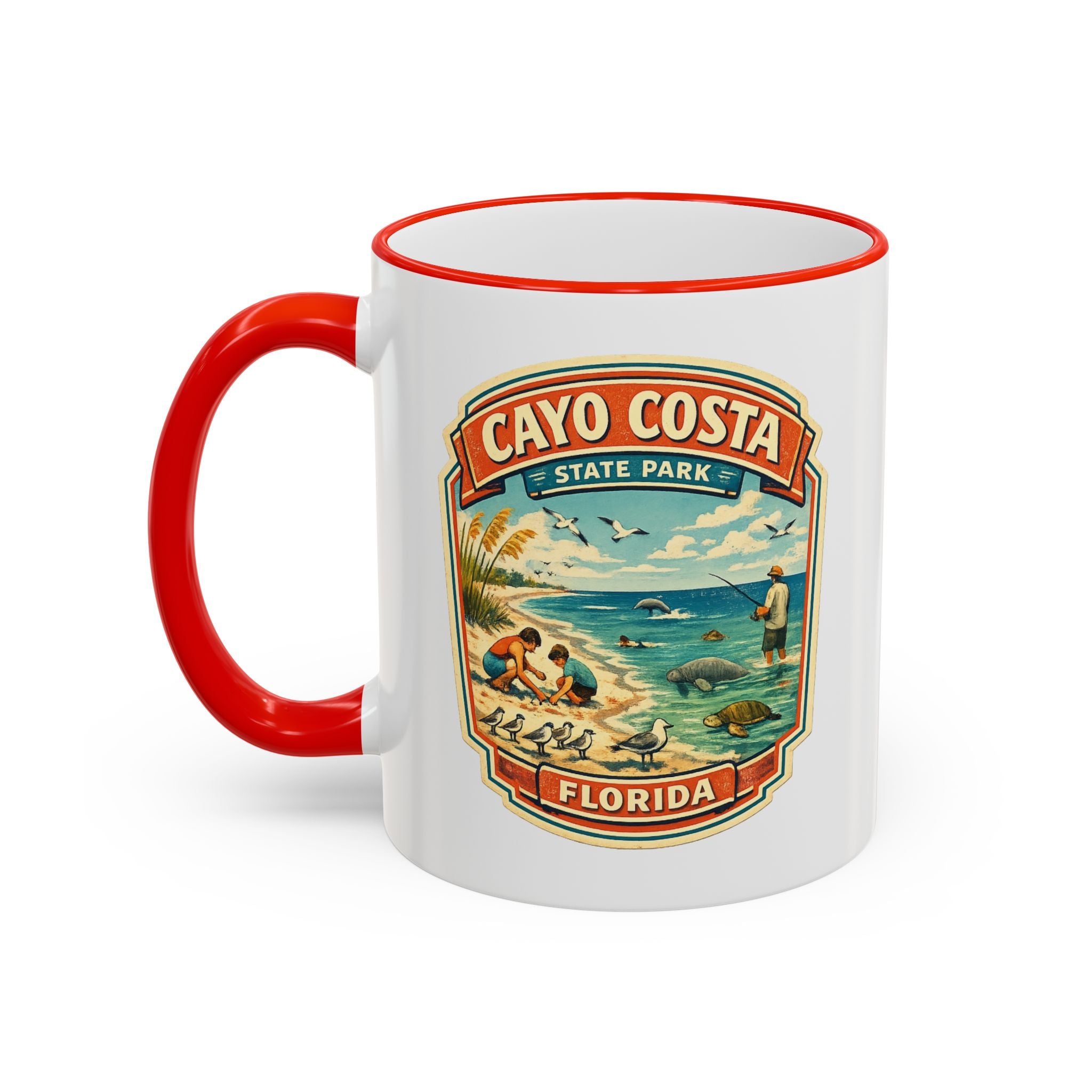 Cayo Costa Accent Rim & Handle 11oz/15oz