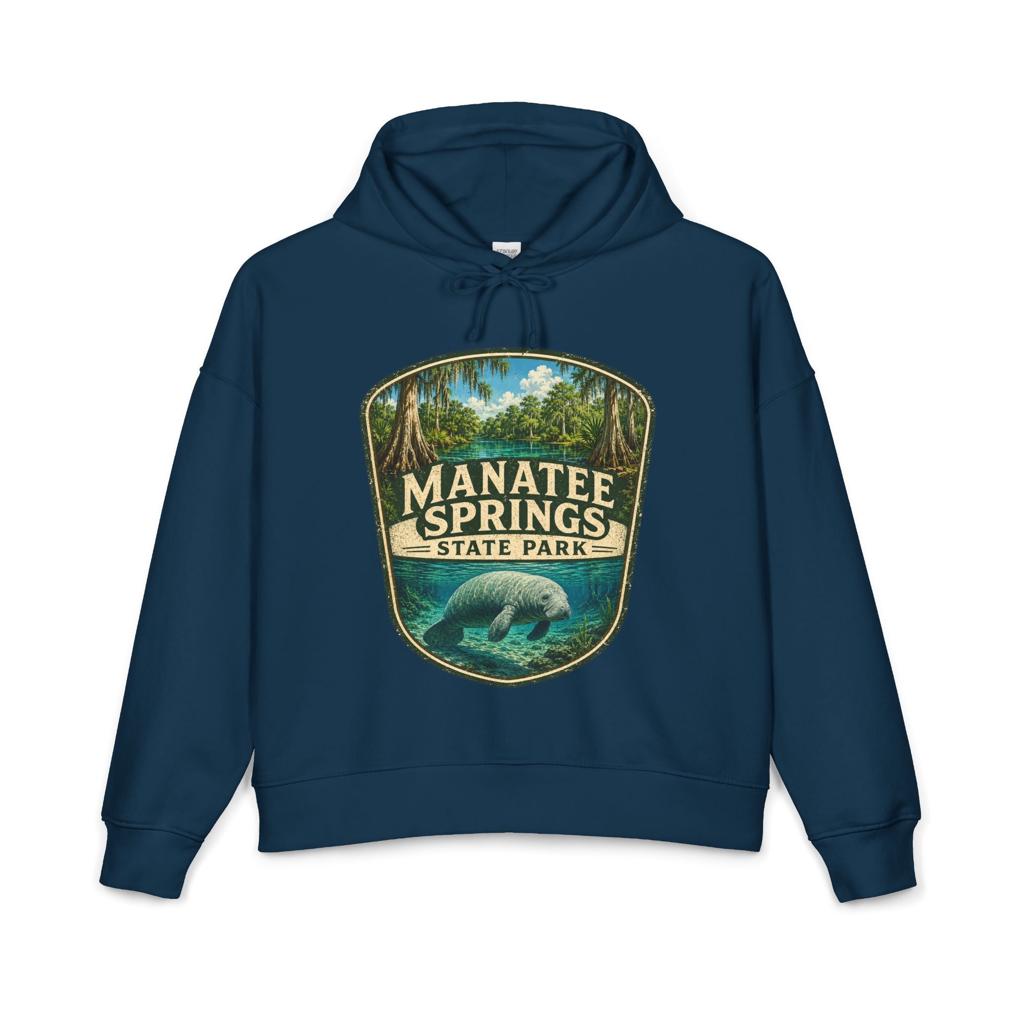 Manatee Springs Hoodie — Vintage Manatee