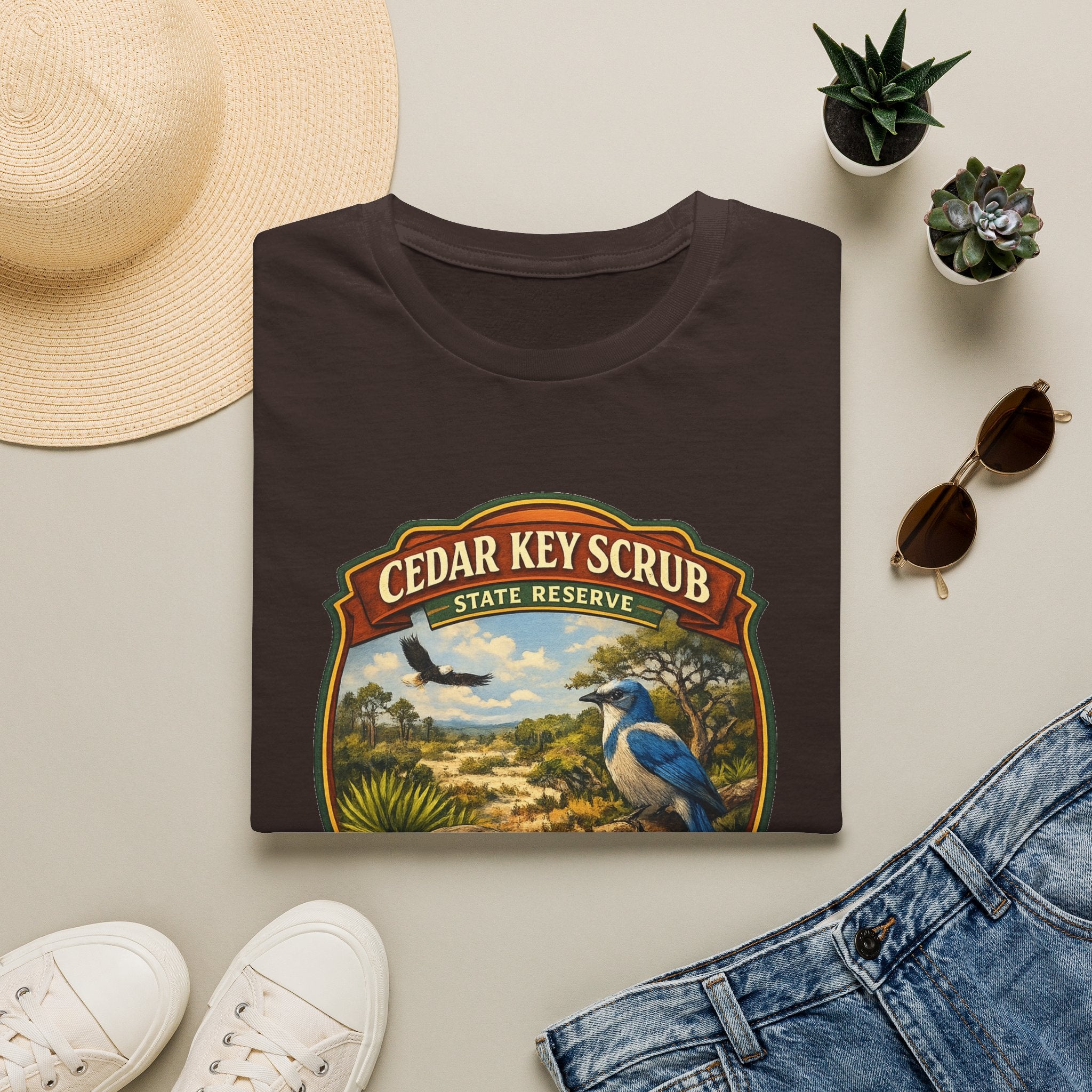Copy of Cedar Key Scrub- Retro Tee