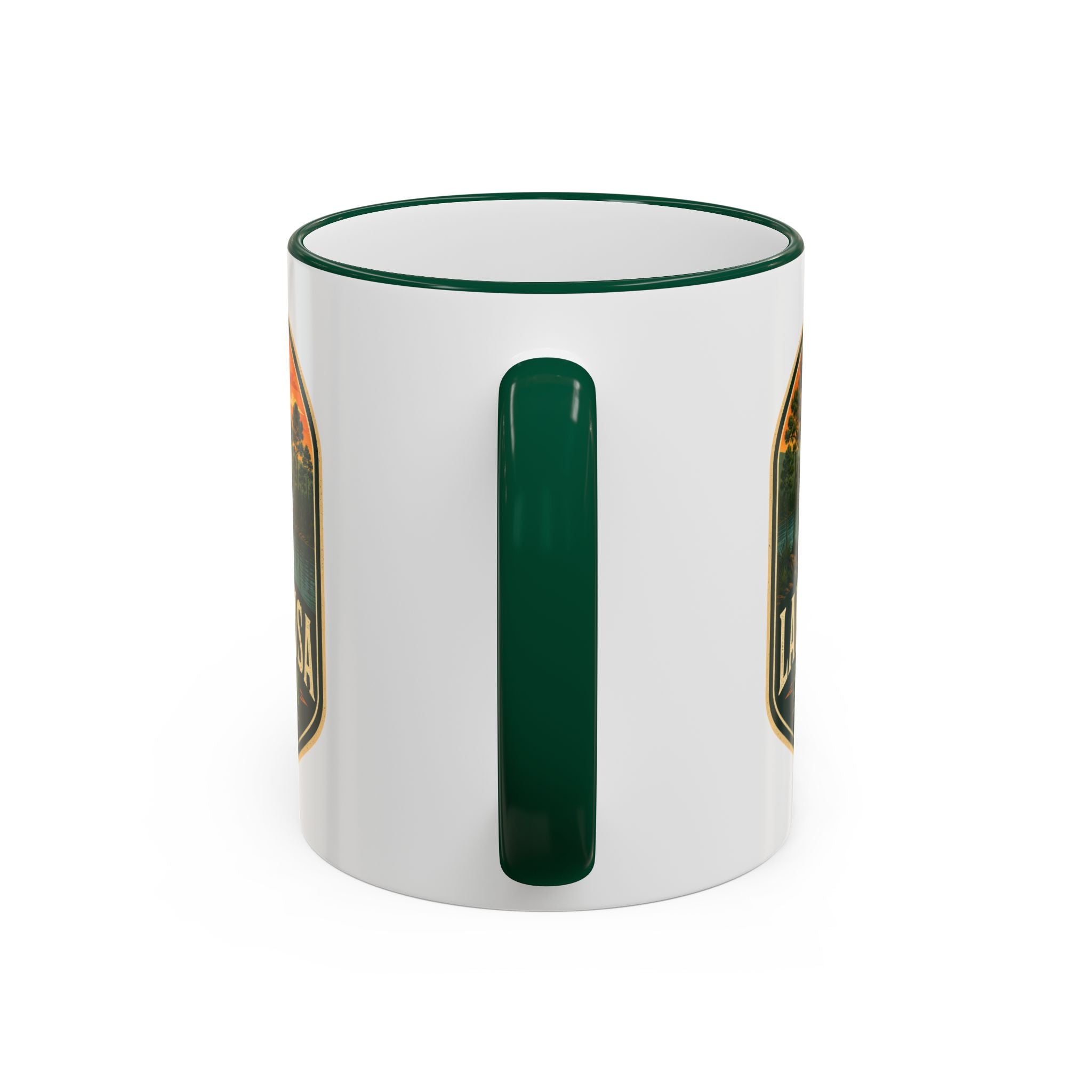 Lake Louisa Sunset Mug — Accent Rim & Handle 11oz/15oz