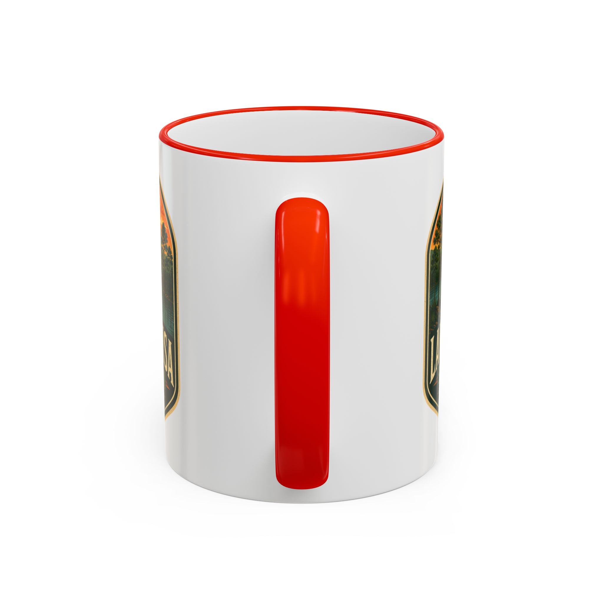 Lake Louisa Sunset Mug — Accent Rim & Handle 11oz/15oz