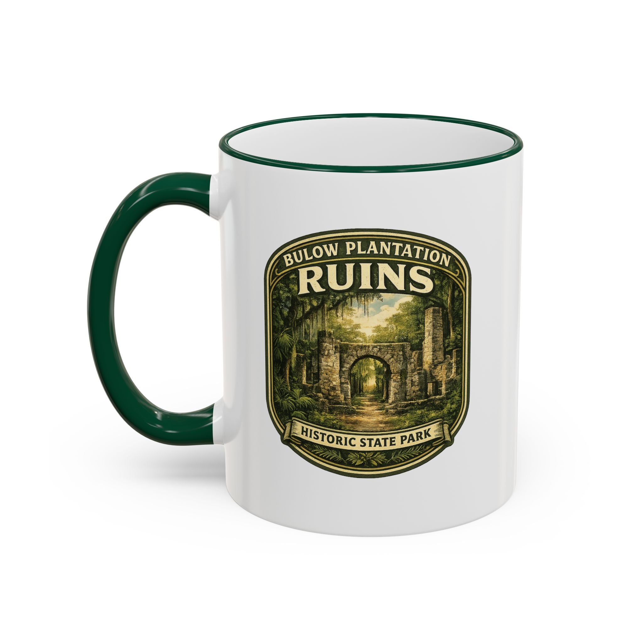 Alafia River Vintage Mug — Accent Rim & Handle 11oz/15oz