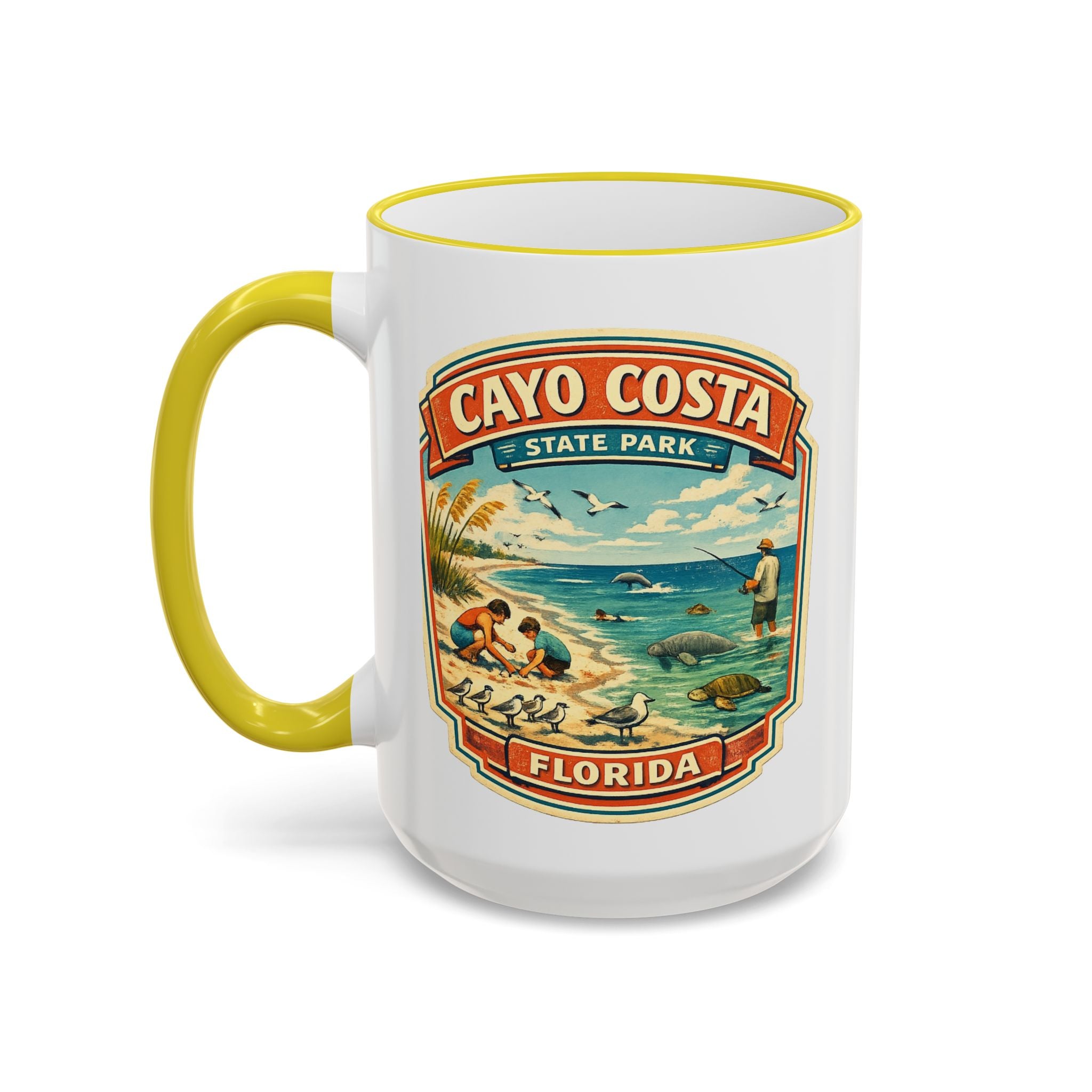 Cayo Costa Accent Rim & Handle 11oz/15oz