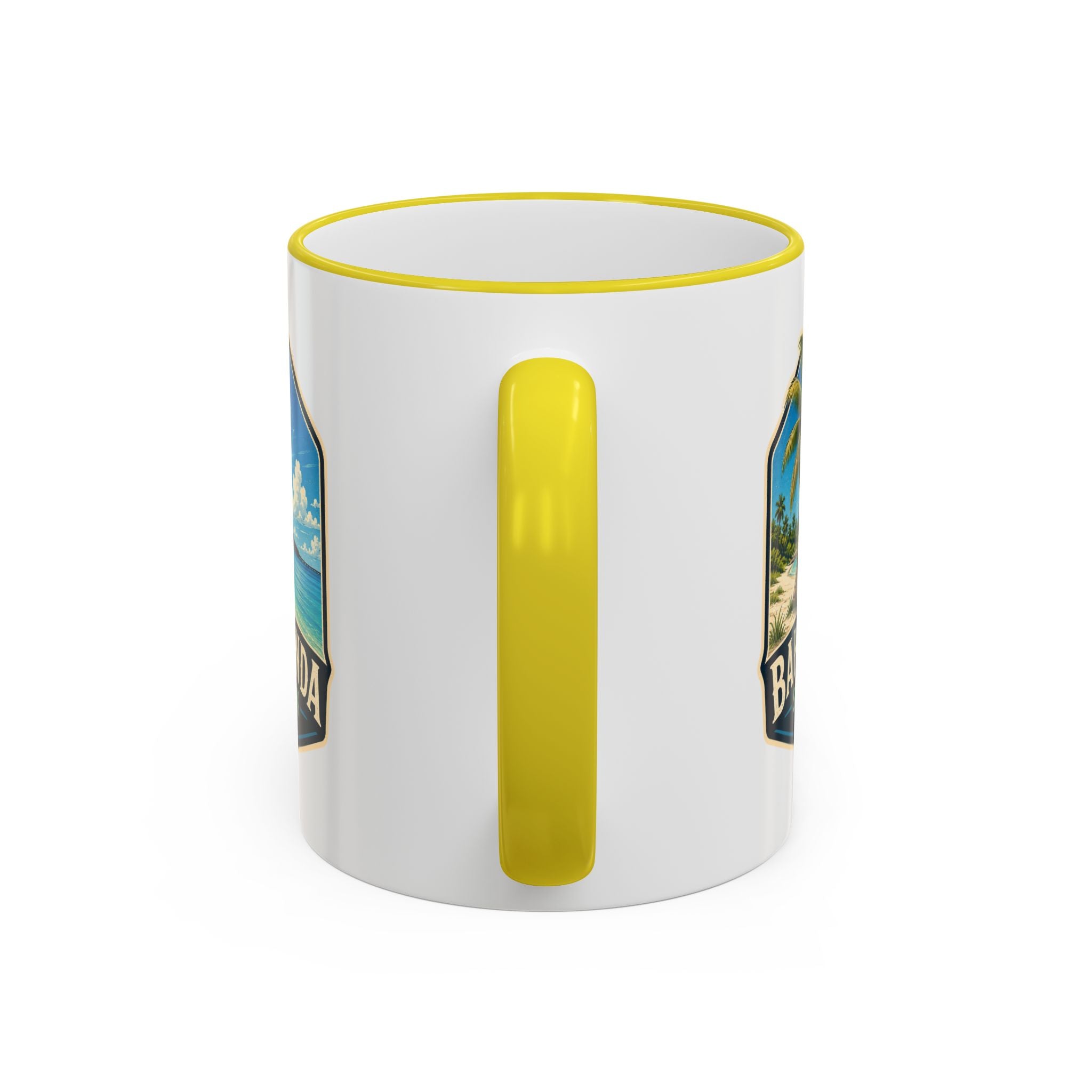 Bahia Honda Vintage Mug — Accent Rim & Handle 11oz/15oz