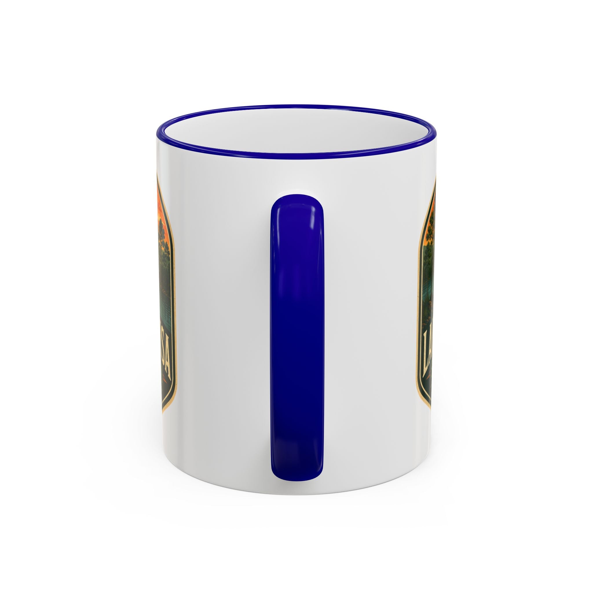 Lake Louisa Sunset Mug — Accent Rim & Handle 11oz/15oz