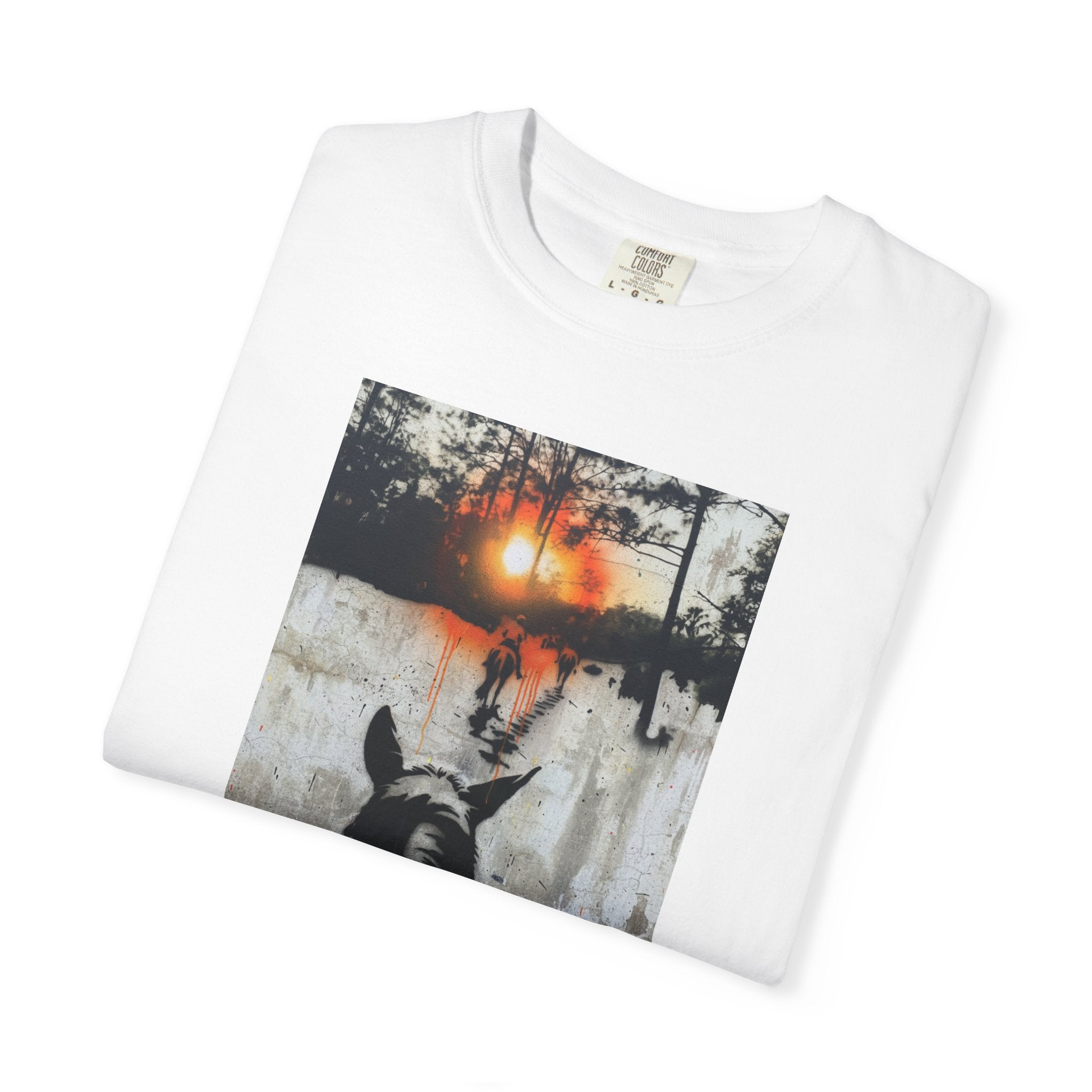 Graffiti Sunset Trail Ride T-shirt