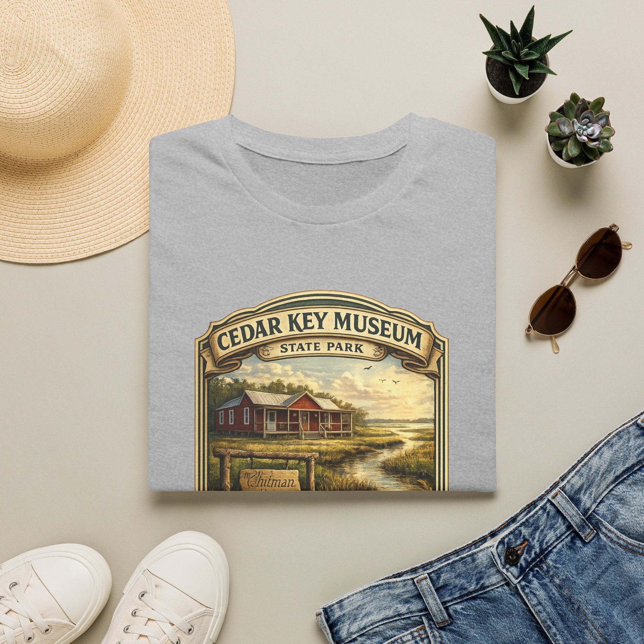 Cedar Key Museum- Retro Tee