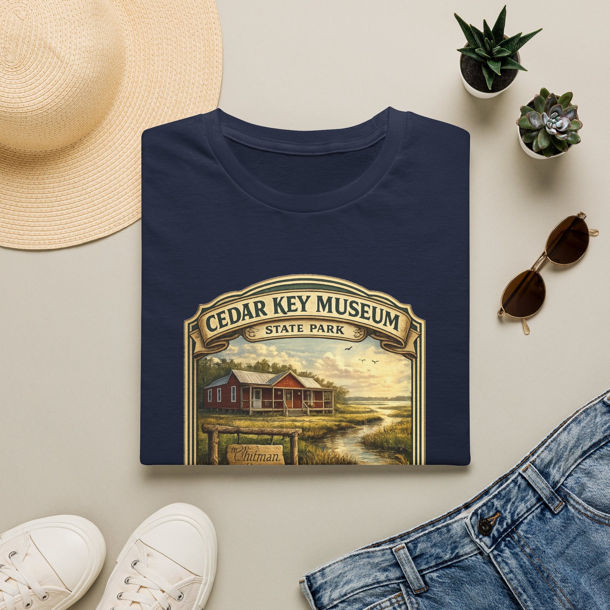 Cedar Key Museum- Retro Tee