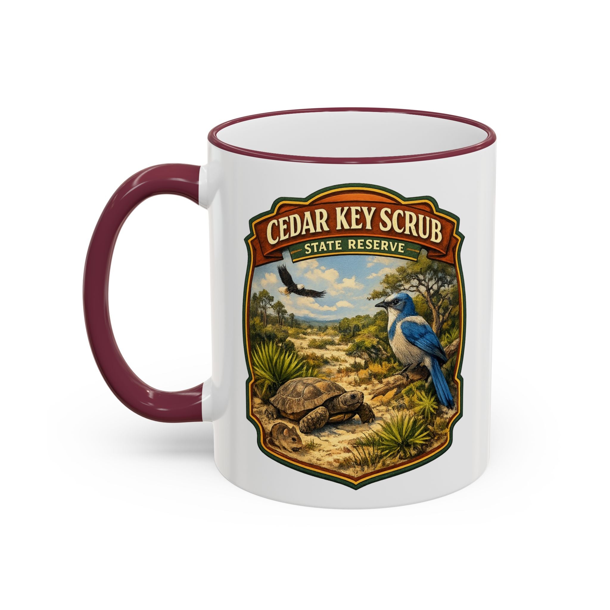 Copy of Cedar Key Scrub Accent Rim & Handle 11oz/15oz