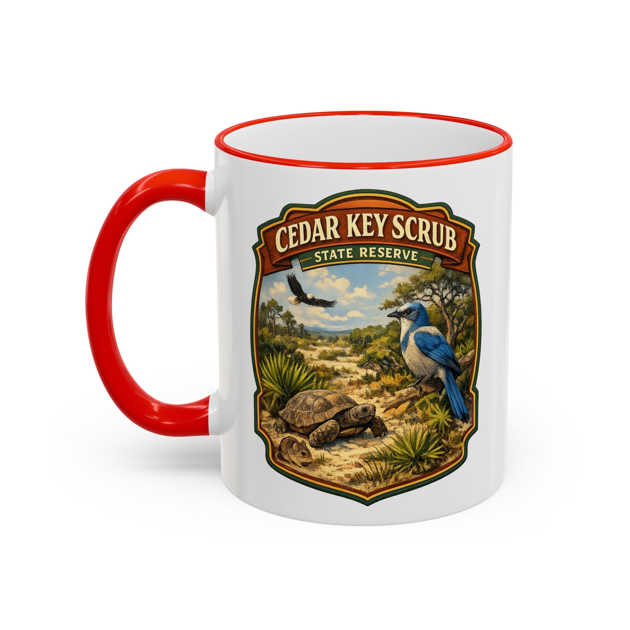 Copy of Cedar Key Scrub Accent Rim & Handle 11oz/15oz
