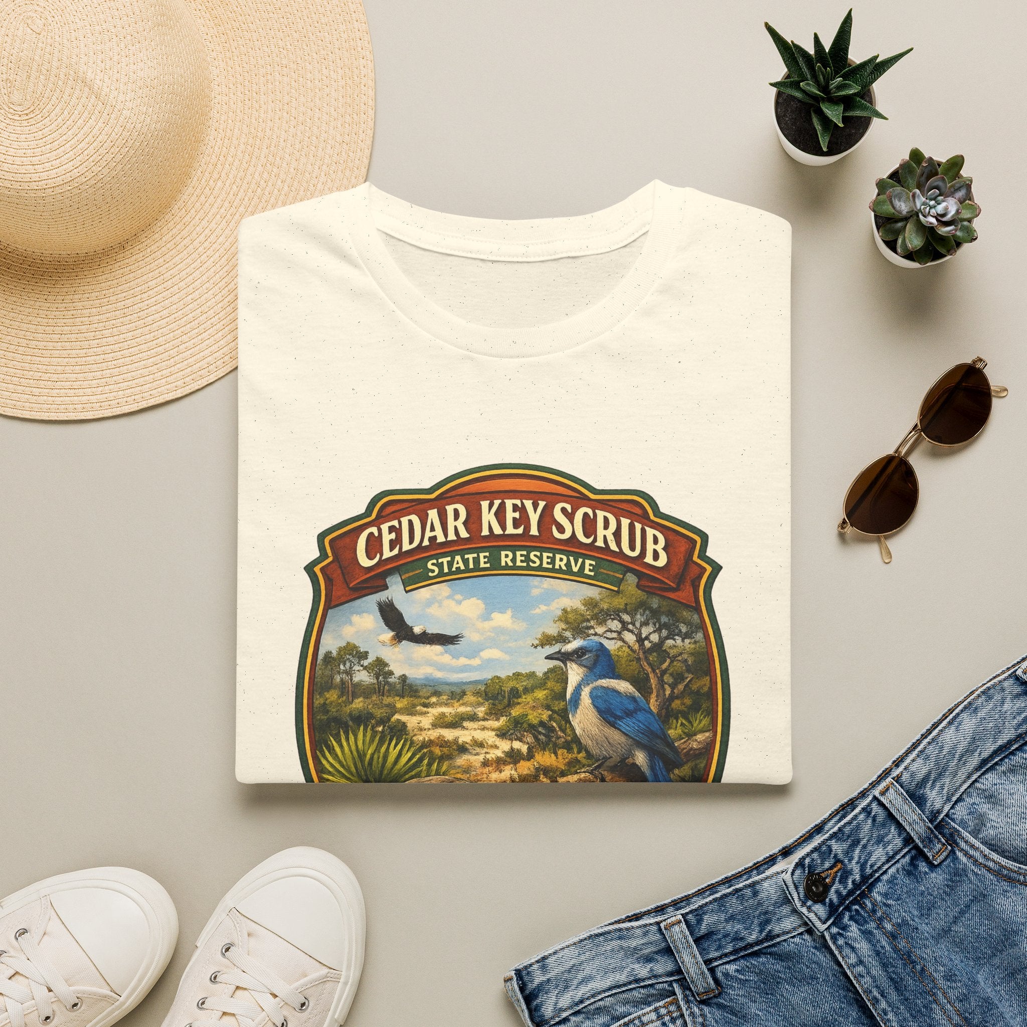 Copy of Cedar Key Scrub- Retro Tee
