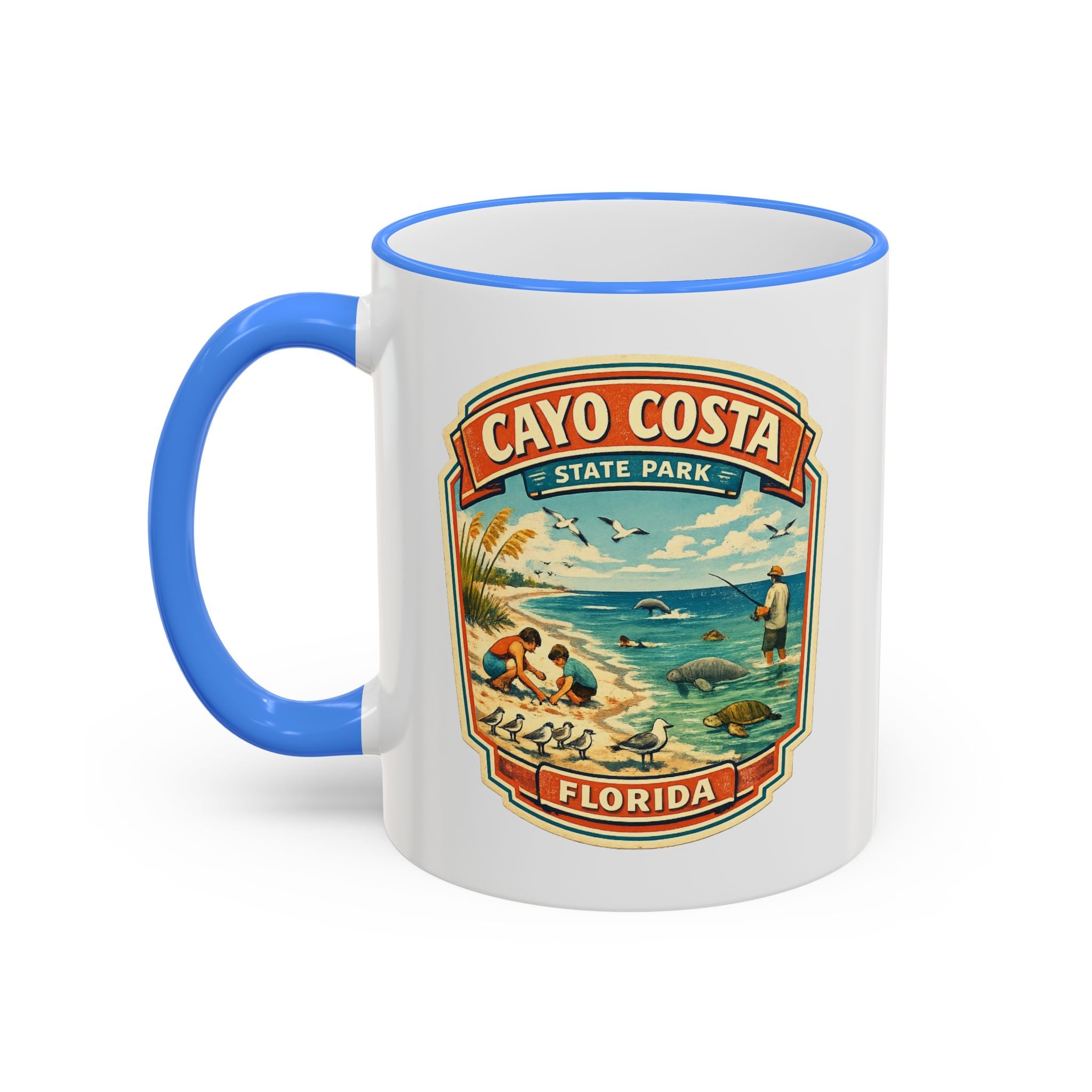 Cayo Costa Accent Rim & Handle 11oz/15oz