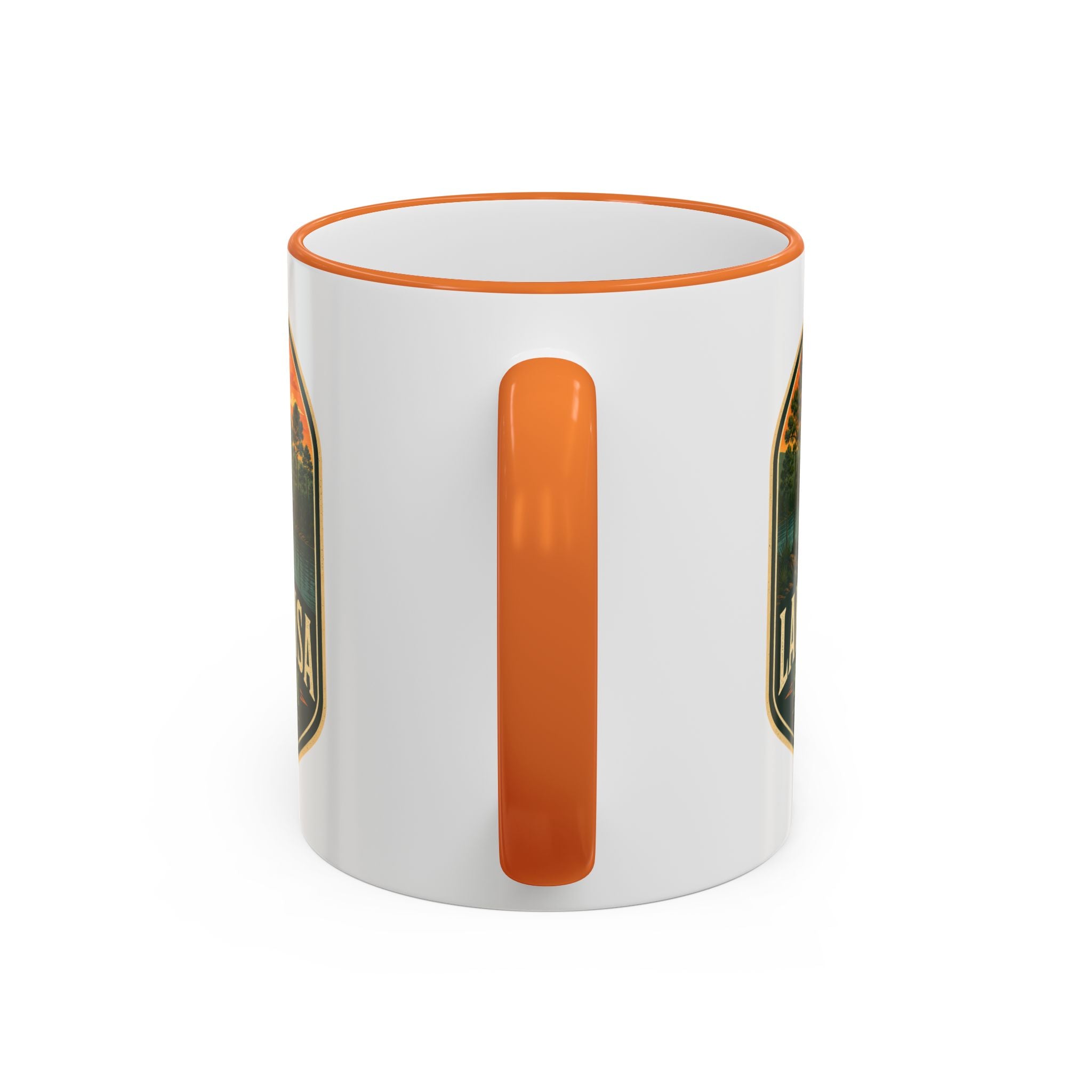 Lake Louisa Sunset Mug — Accent Rim & Handle 11oz/15oz