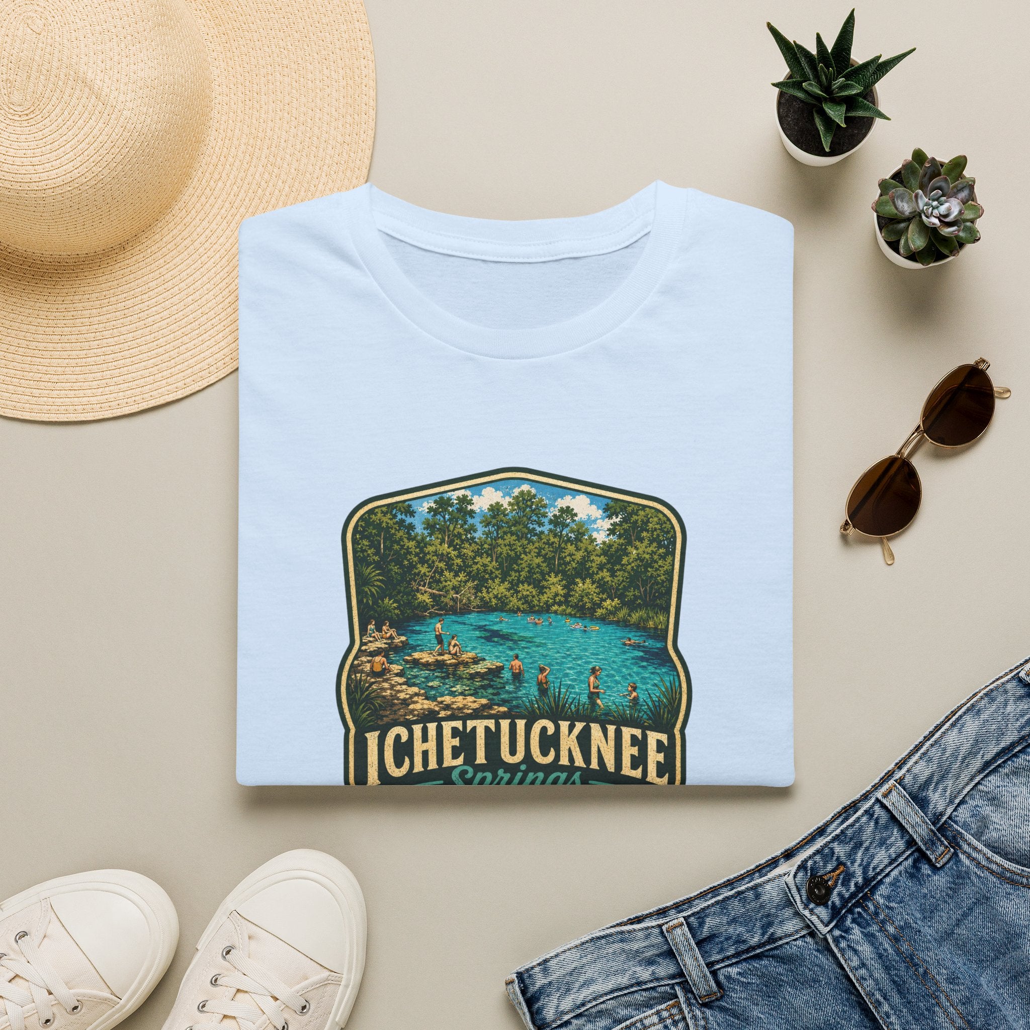 Ichetucknee Springs — Retro Tee