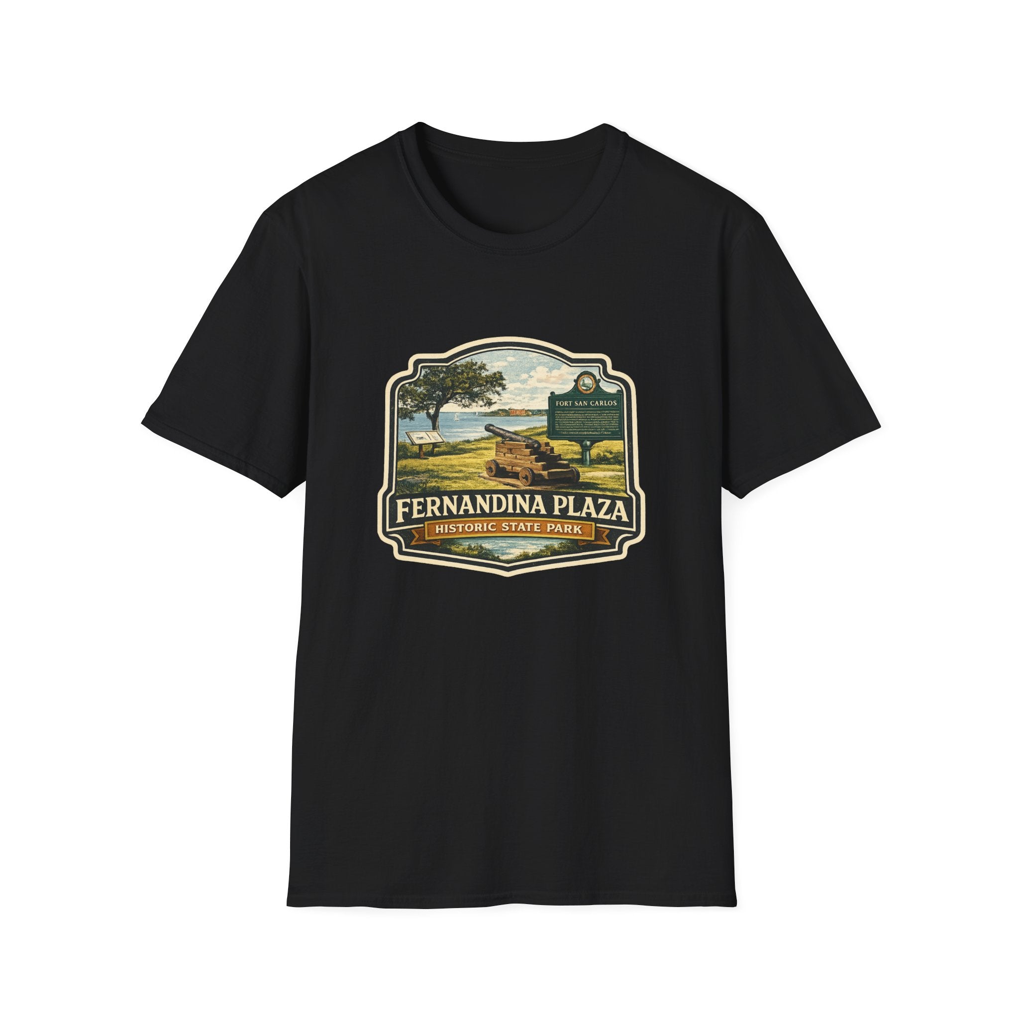 Fernandina Plaza- Retro Tee