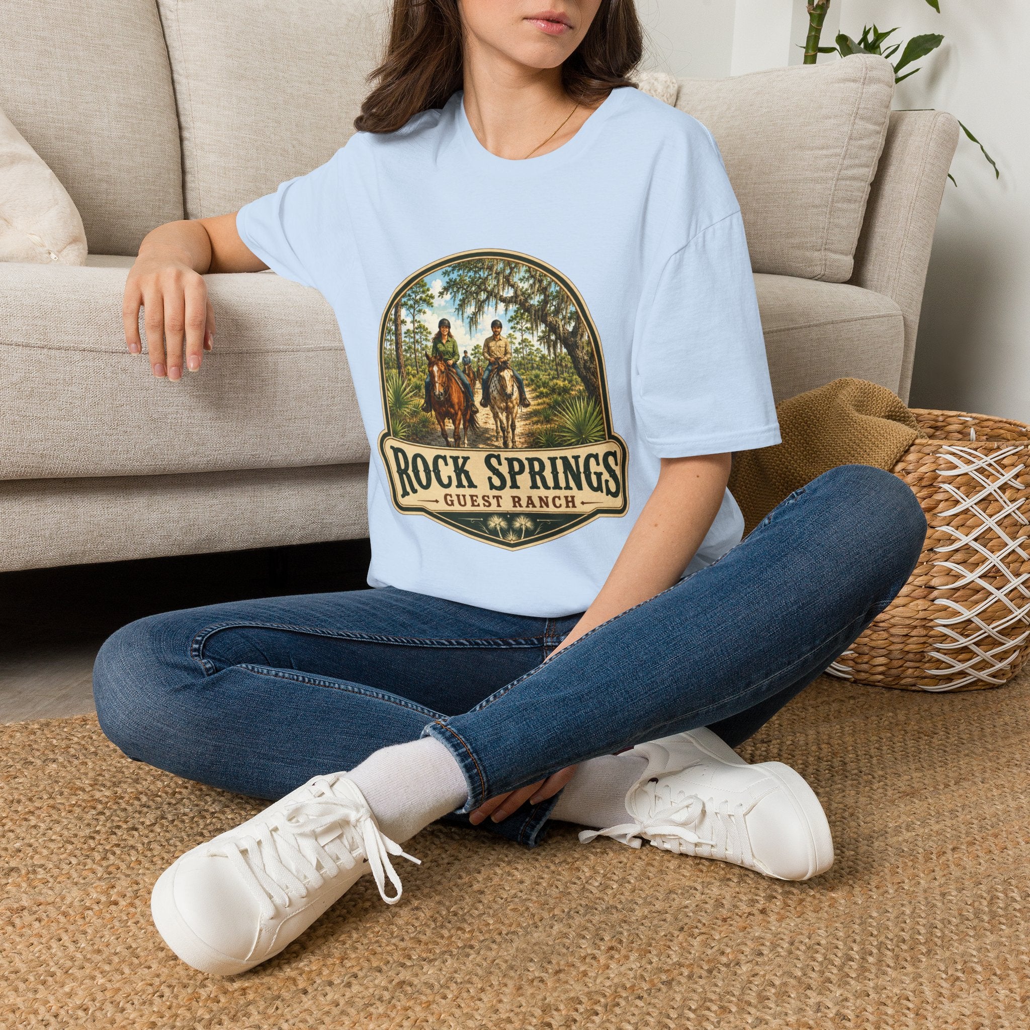 Rock Springs Guest Ranch — Retro Tee