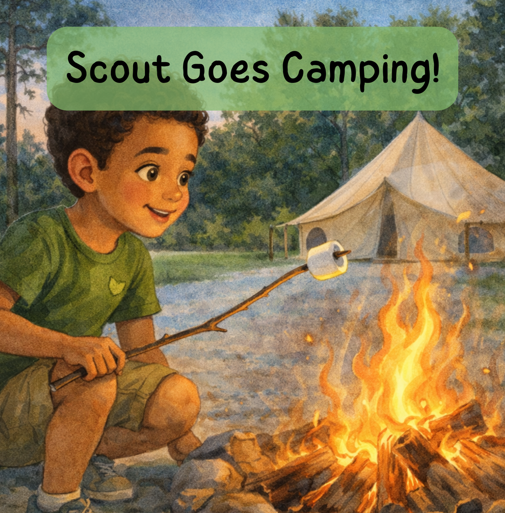 Scout Goes Camping
