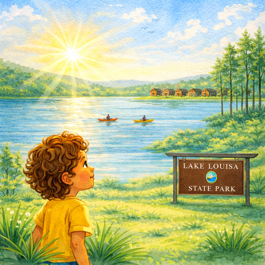 Sunny's First Riding Lesson