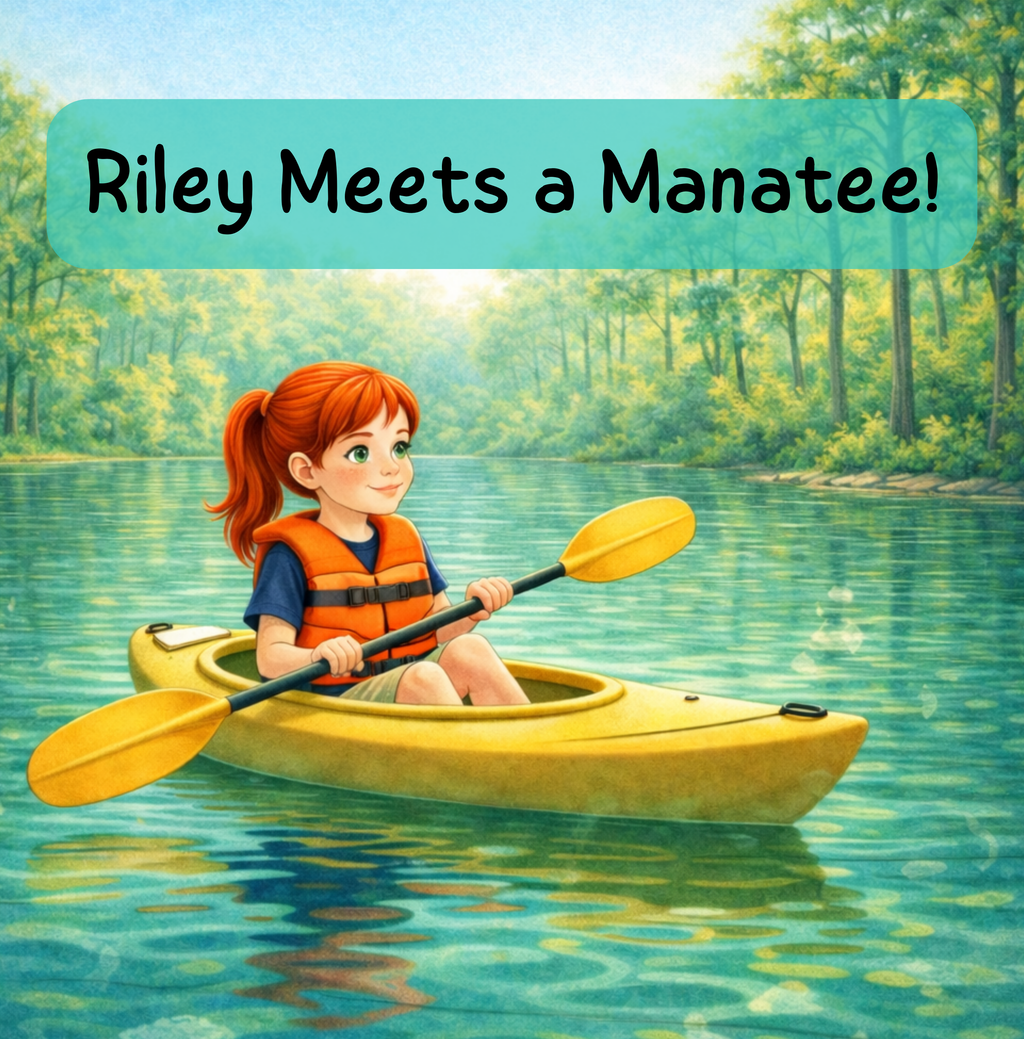 Riley Meets a Manatee